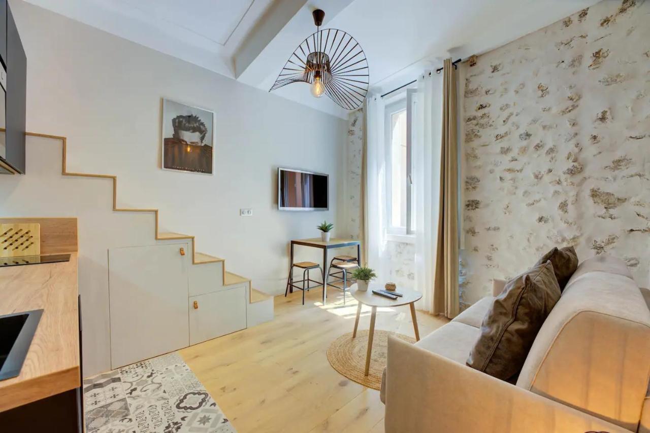 Duplex Studio Apt Mezzanine Near Shops & Cafes 昂蒂布 外观 照片