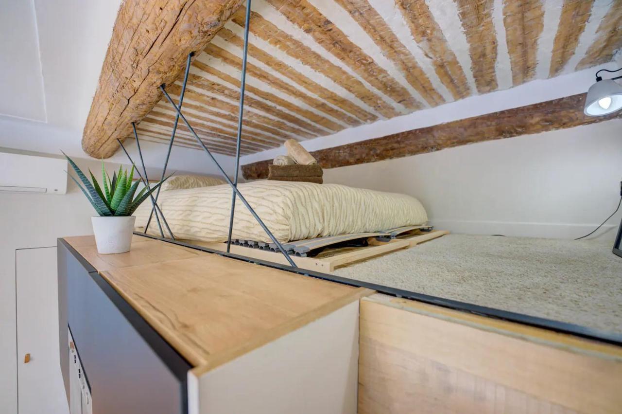 Duplex Studio Apt Mezzanine Near Shops & Cafes 昂蒂布 外观 照片